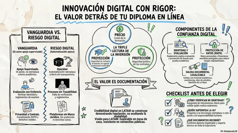 Infograma del artículo — Innovación en línea con reglas: por qué la vanguardia digital también…