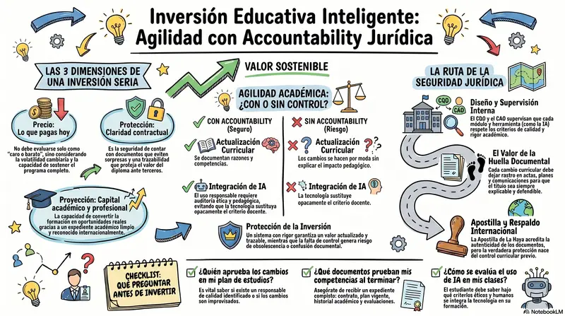 Infograma del artículo — Autogestión académica con rendición de cuentas: la agilidad que prote…