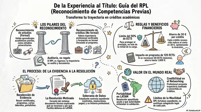 Infograma del artículo — RPL: cuando tu experiencia deja de ser anécdota y se convierte en cré…
